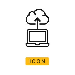 Laptop vector icon