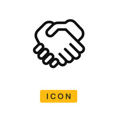 Deal vector icon