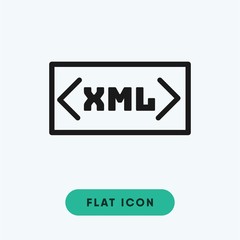 Xml vector icon