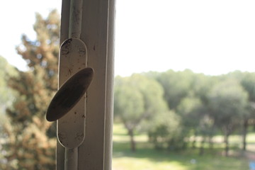 Pomo de ventana antiguo
