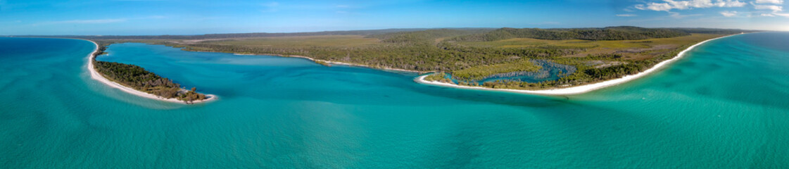Panoramic Fraser Island, Australia