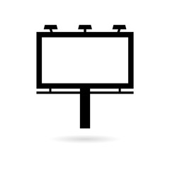 Black Billboard icon or logo