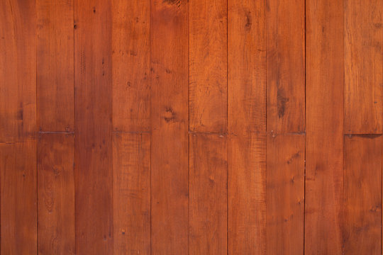 Fototapeta red pine wood wooden floor panel texture background.