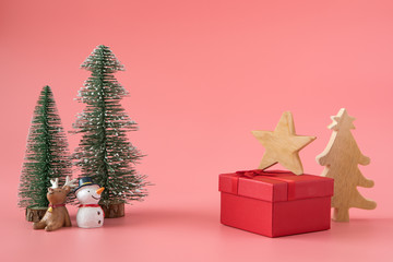 christmas new year  with gift present background celebrate time of happy special occasion