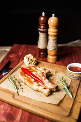 roasted beef rib