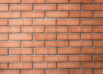 Red brick wall texture for background. Wall of building. Masonry.