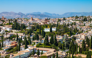 Fototapeta na wymiar Andalusia and its treasures of artistic architecture