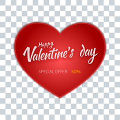 Valentine's day flyer special sale offer