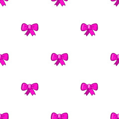  pink Bows seamless pattern