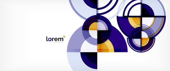 Obraz premium Modern geometric abstract background