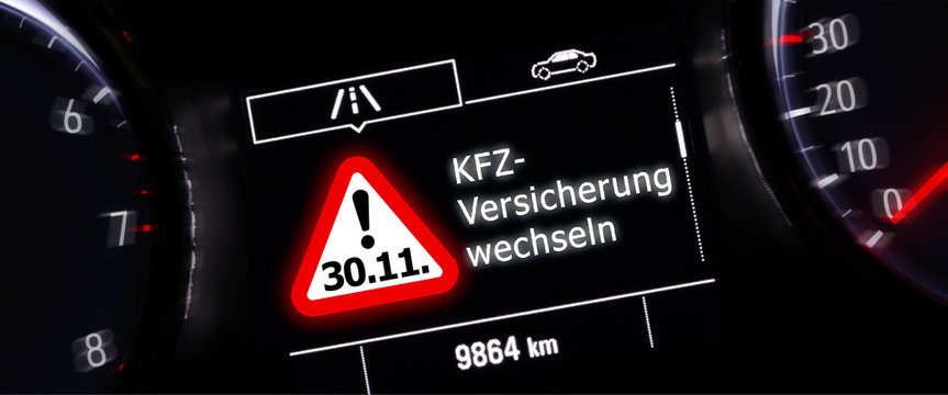 Bis 30.11. KFZ-Versicherung wechseln