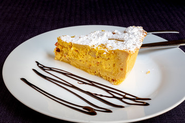 Italian Homemade Cake, Front View