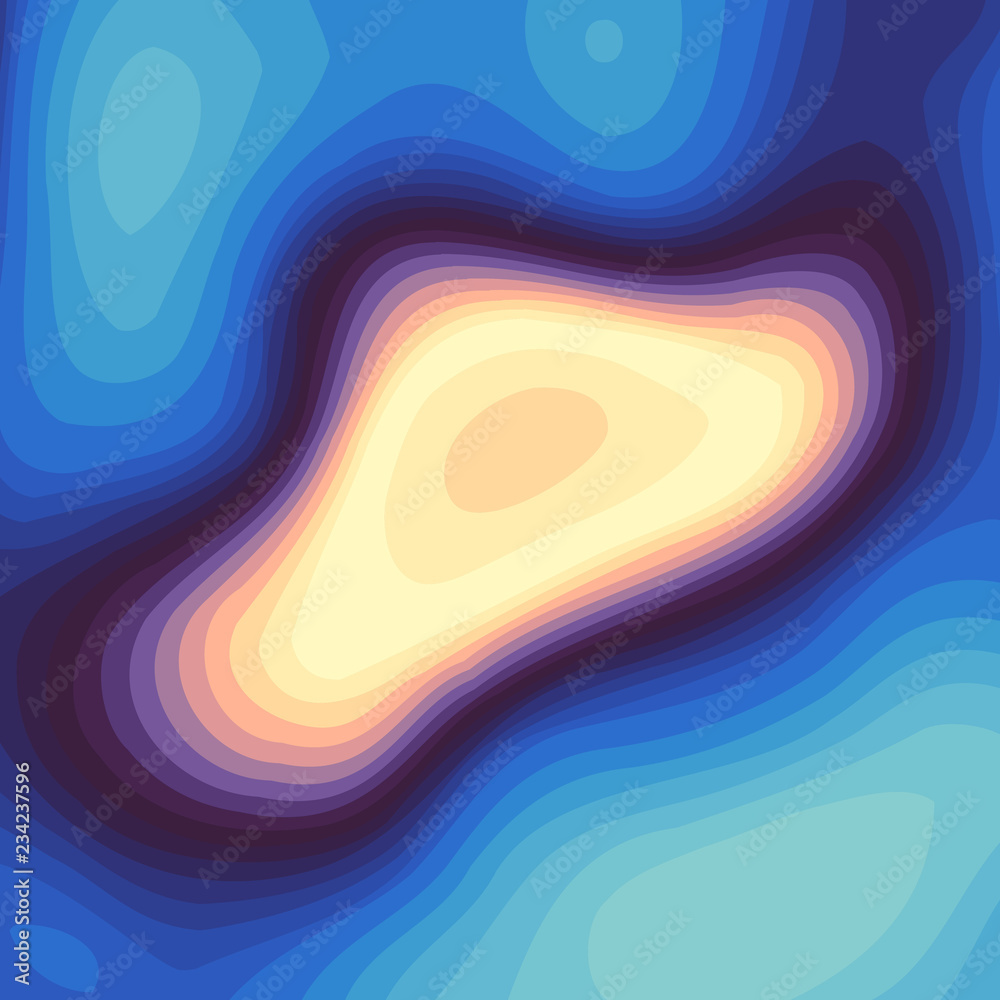 Poster abstract psychedelic vector background.