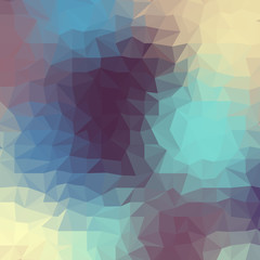 Geometric polygonal pattern of a cubes in low poly style.