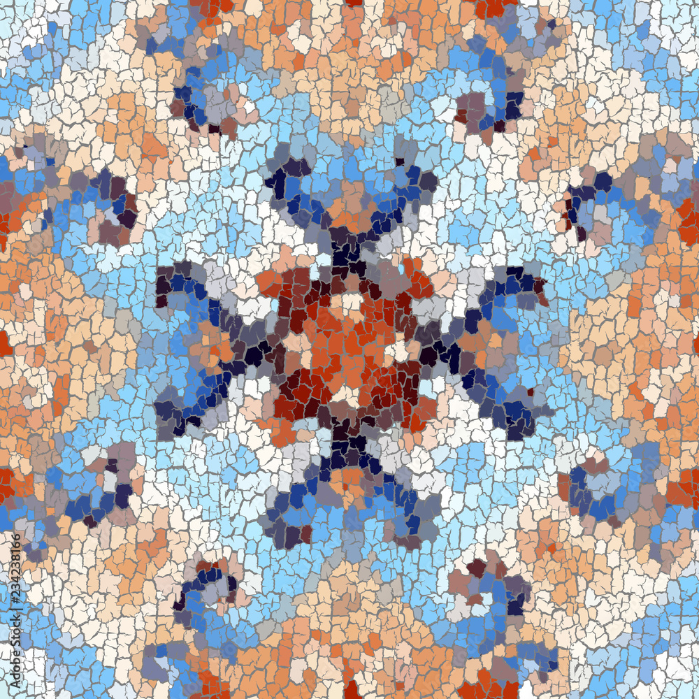 Poster seamless grunge abstract square pattern. paint grunge cracks.