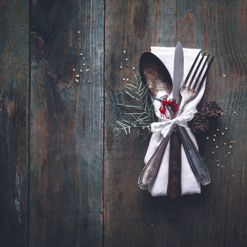 Table de No&euml;l Arri&egrave;re-Plan