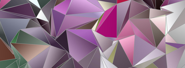 Obraz premium Triangular 3d, modern background