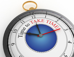 3D time concept with text .3d rendered illustration