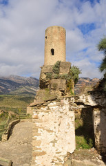 La Baronia Sant Oisme, Noguera, Lleida, province, Catalonia, Spain,