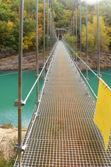 Bridge of Congost de Mont-Rebei, Serra  Montsec, La  Noguera, Lleida  province, Catalonia, Spain