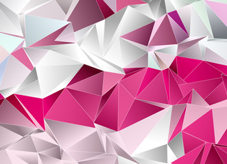 Obraz premium Abstract Low-Poly triangular modern background