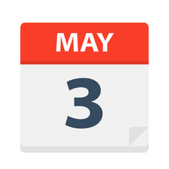 May 3 - Calendar Icon