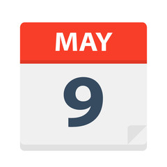 May 9 - Calendar Icon