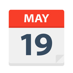May 19 - Calendar Icon