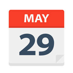 May 29 - Calendar Icon