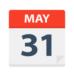 May 31 - Calendar Icon