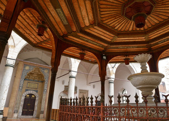 Gazi Husrev-beg Mosque, Bascarsija, Sarajevo, Bosnia Herzegovina.