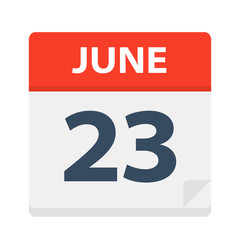 June 23 - Calendar Icon