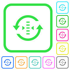 Adjust refresh rate vivid colored flat icons