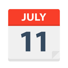 July 11 - Calendar Icon