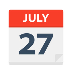 July 27 - Calendar Icon