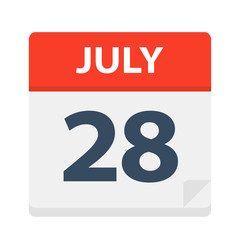 July 28 - Calendar Icon