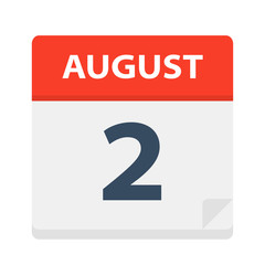 August 2 - Calendar Icon