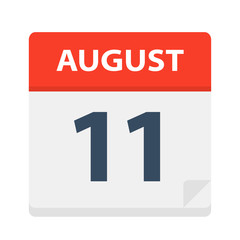 August 11 - Calendar Icon
