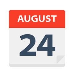 August 24 - Calendar Icon
