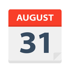 August 31 - Calendar Icon