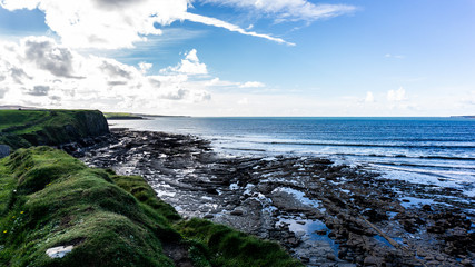 Rocky Shoreline in Lahinch, Ireland.