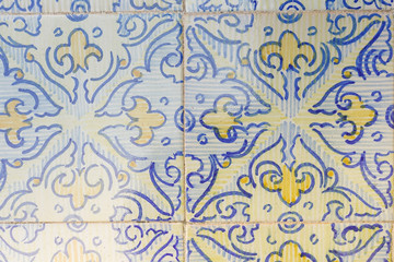 Great for textures Andalusia style wall Azulejos tiles background
