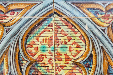 Great for textures Andalusia style wall Azulejos tiles background