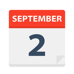 September 2 - Calendar Icon