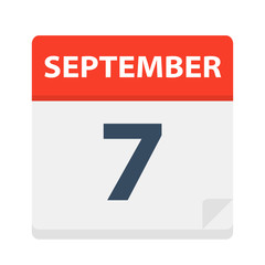 September 7 - Calendar Icon