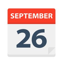 September 26 - Calendar Icon
