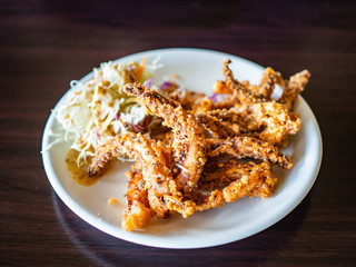 Japanese Fried Squid dish