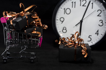 Black Friday abstract photo. Happy Merry Christmas. Shopping time abstract photo