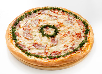 Italian pizza isolated