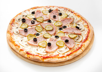 Italian pizza isolated